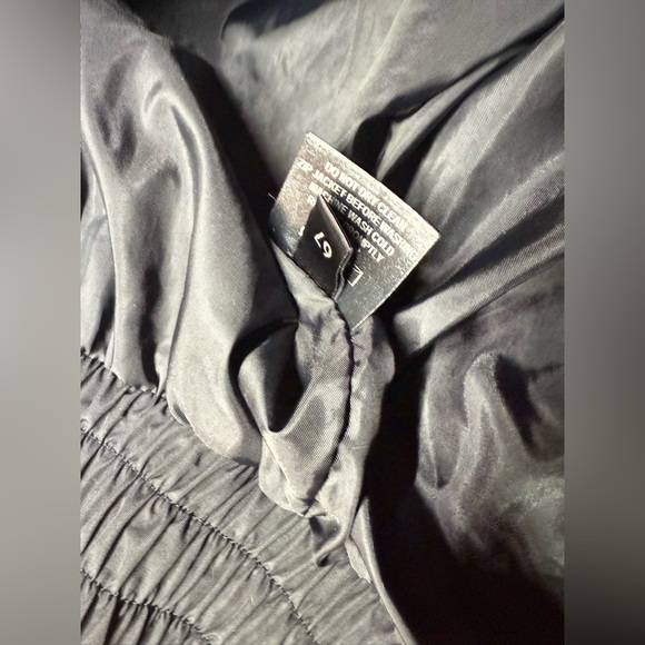 Vintage Harley-Davidson Men's XXL Nylon Racing Jacket Made in USA Black & Orange - Picture 8 of 9